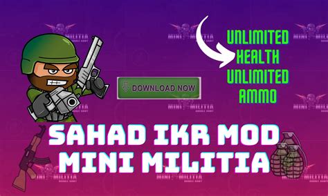 mini militia mod by sahad ikr download apk|Mini Militia MOD By Sahad Ikr 2023 Unlimited Ammo & Health.